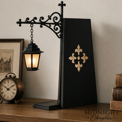 The Library Lantern — Bookshelf Lamp